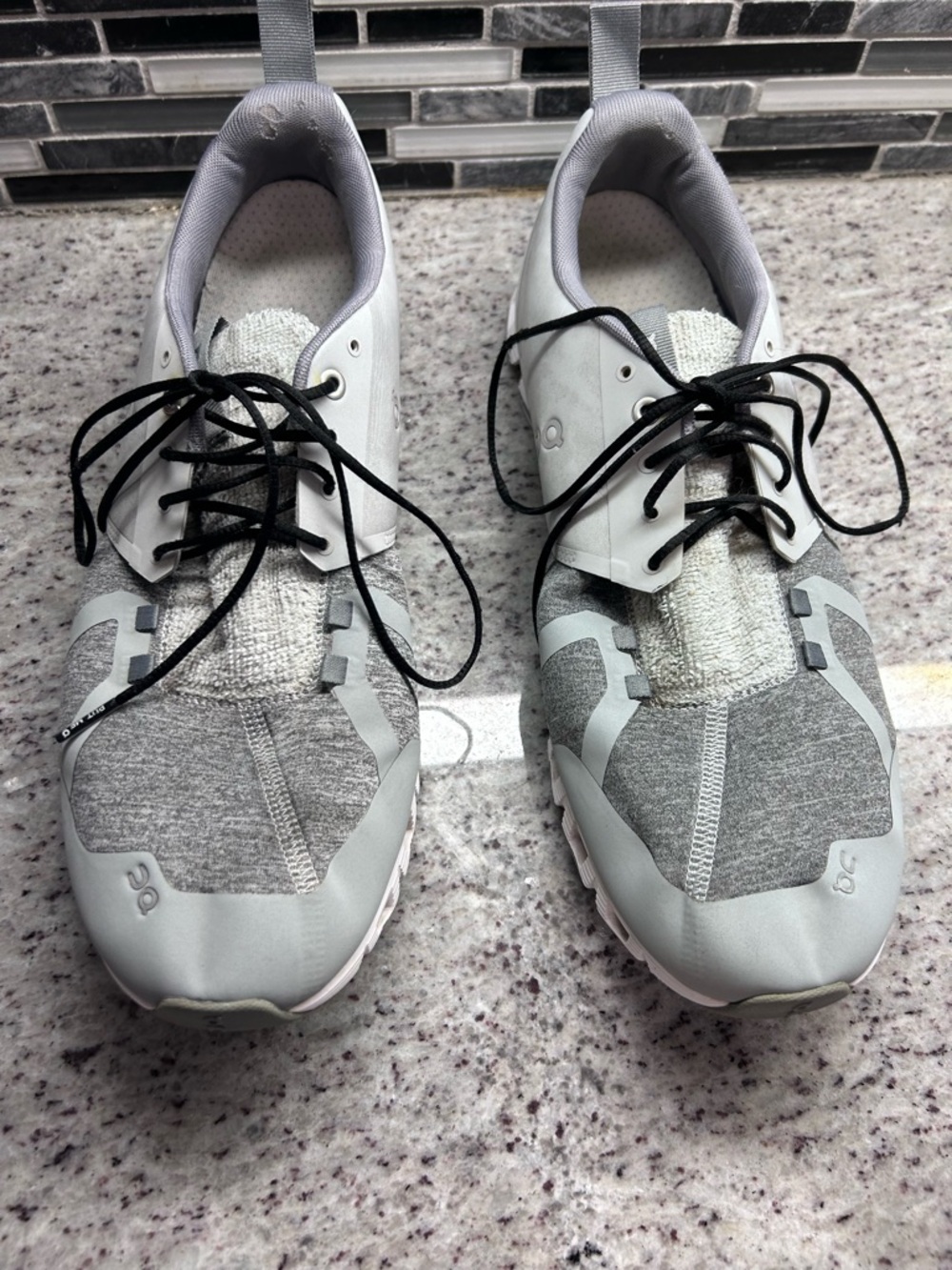 Mens On Cloud Running  Lightweight Grey Sneakers size 13